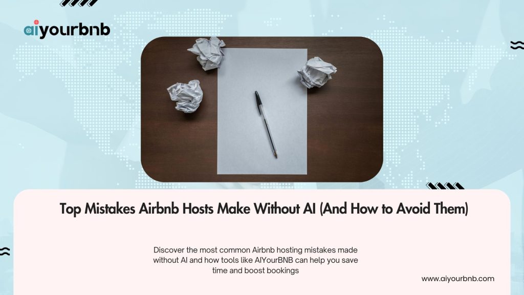 Airbnb Hosting Mistakes