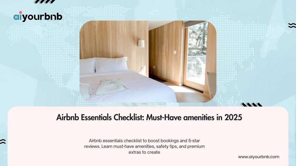 Airbnb Essentials Checklist